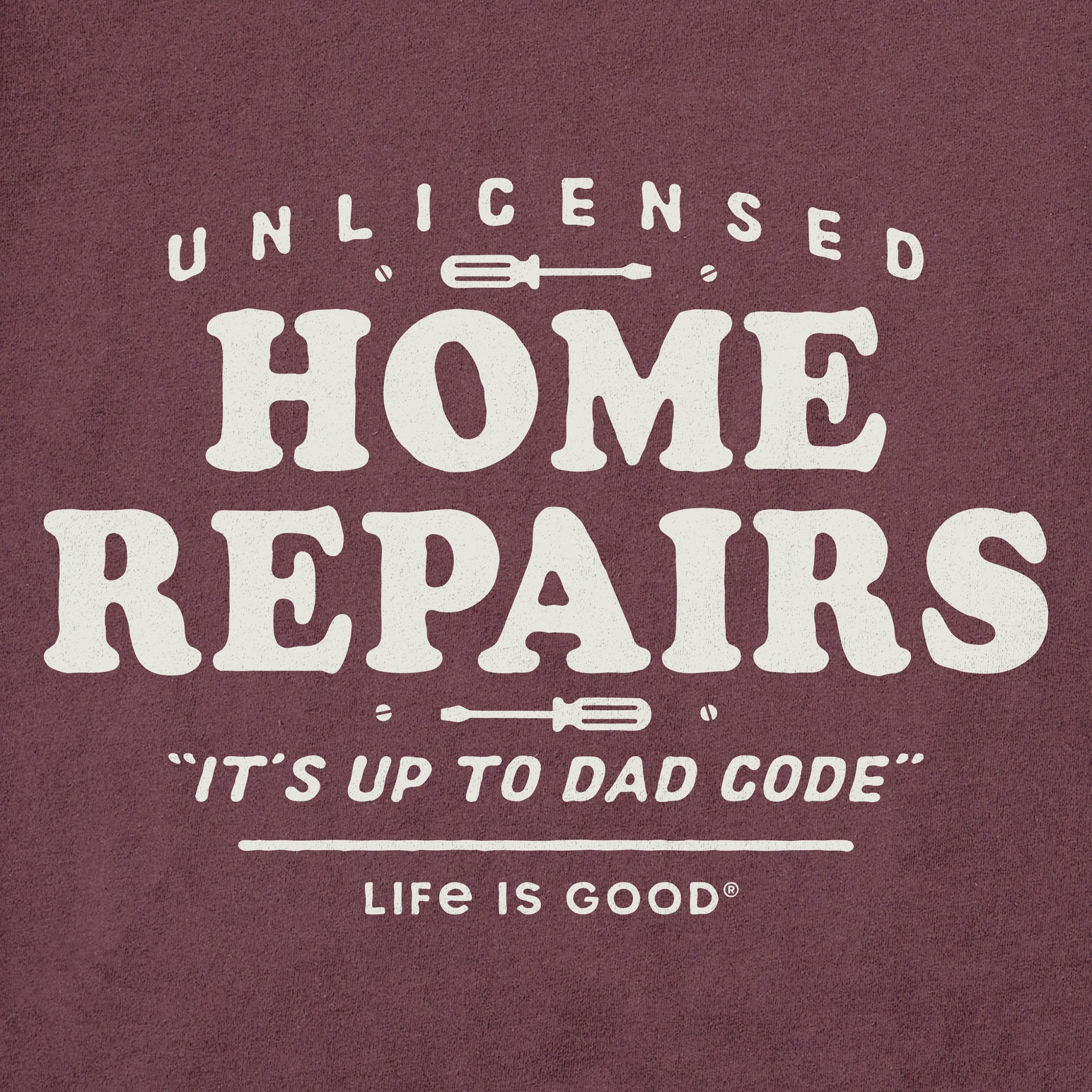 Men's Home Repairs Long Sleeve Crusher Tee