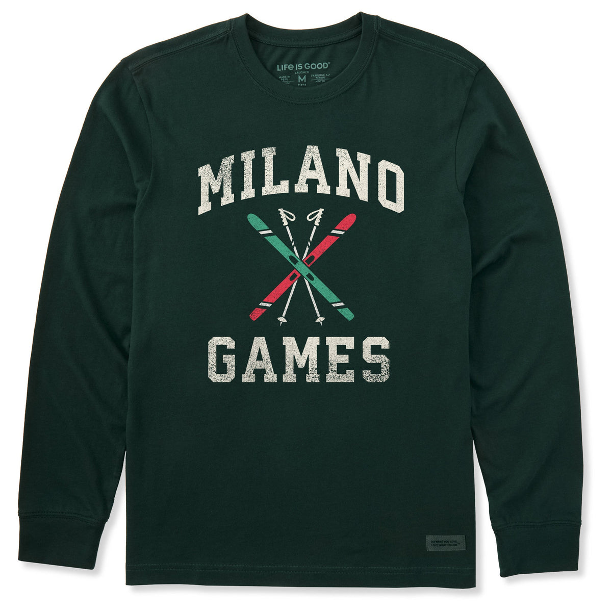 Men's Milano Games Arch Long Sleeve Crusher Tee