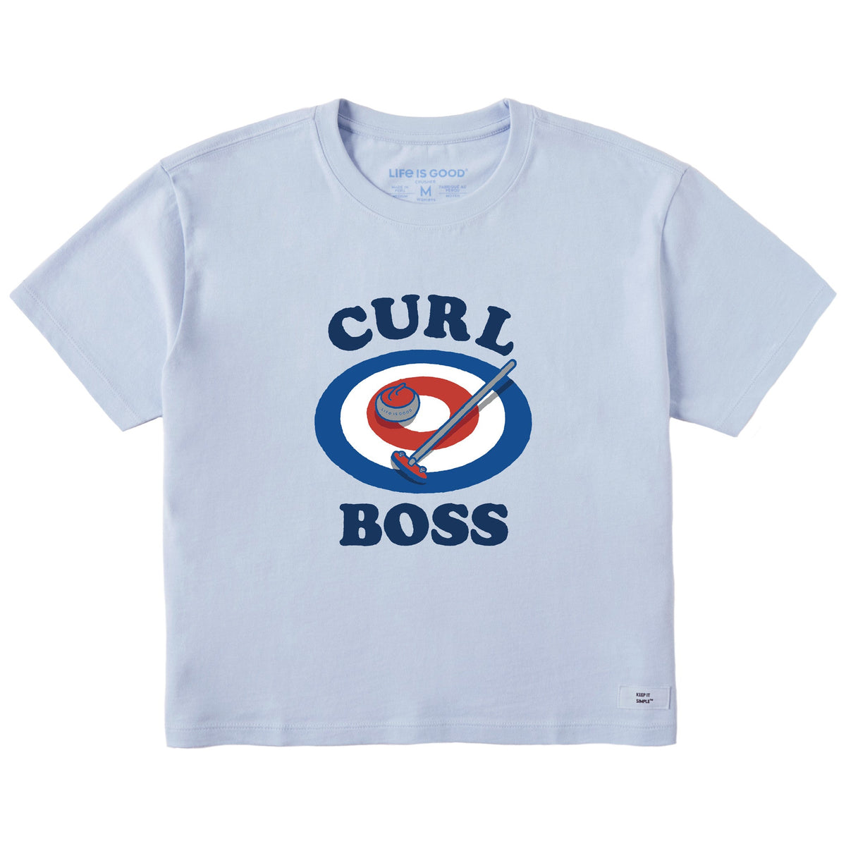 Women's Curl Boss Short Sleeve Crusher Boxy Tee