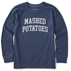 Kids Mashed Potatoes Athletic Arch Long Sleeve Crusher Tee