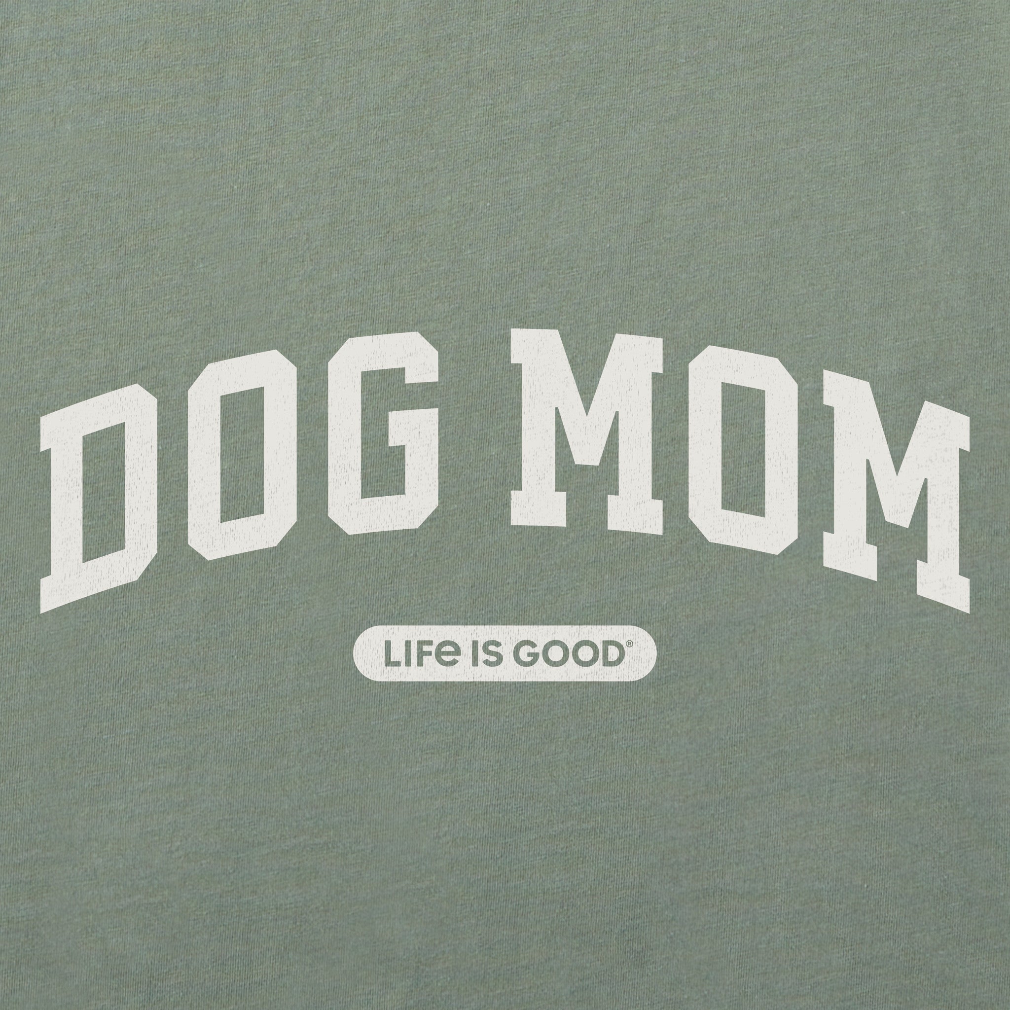Women's Dog Mom Arch Long Sleeve Crusher Tee