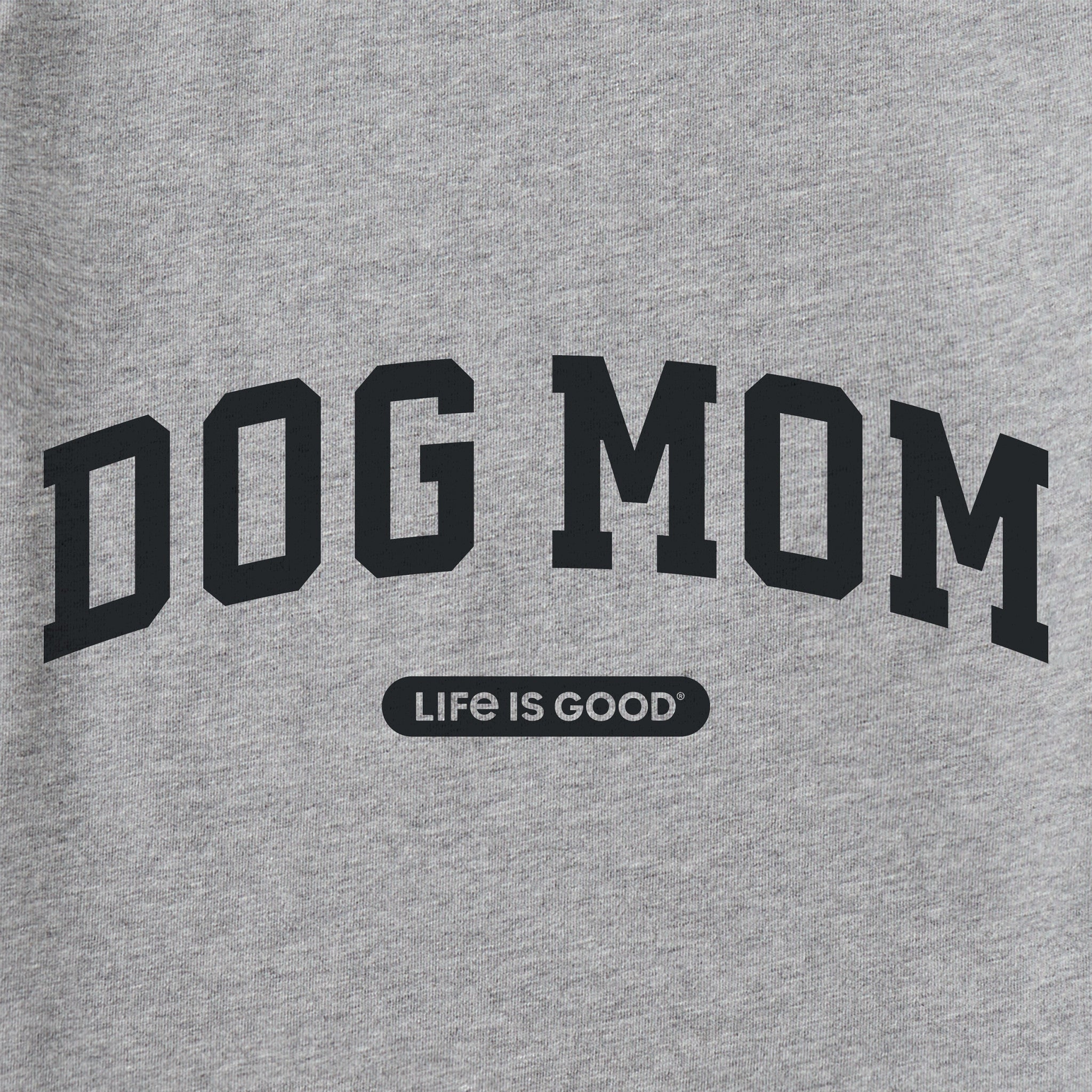 Women's Dog Mom Arch Long Sleeve Crusher Tee