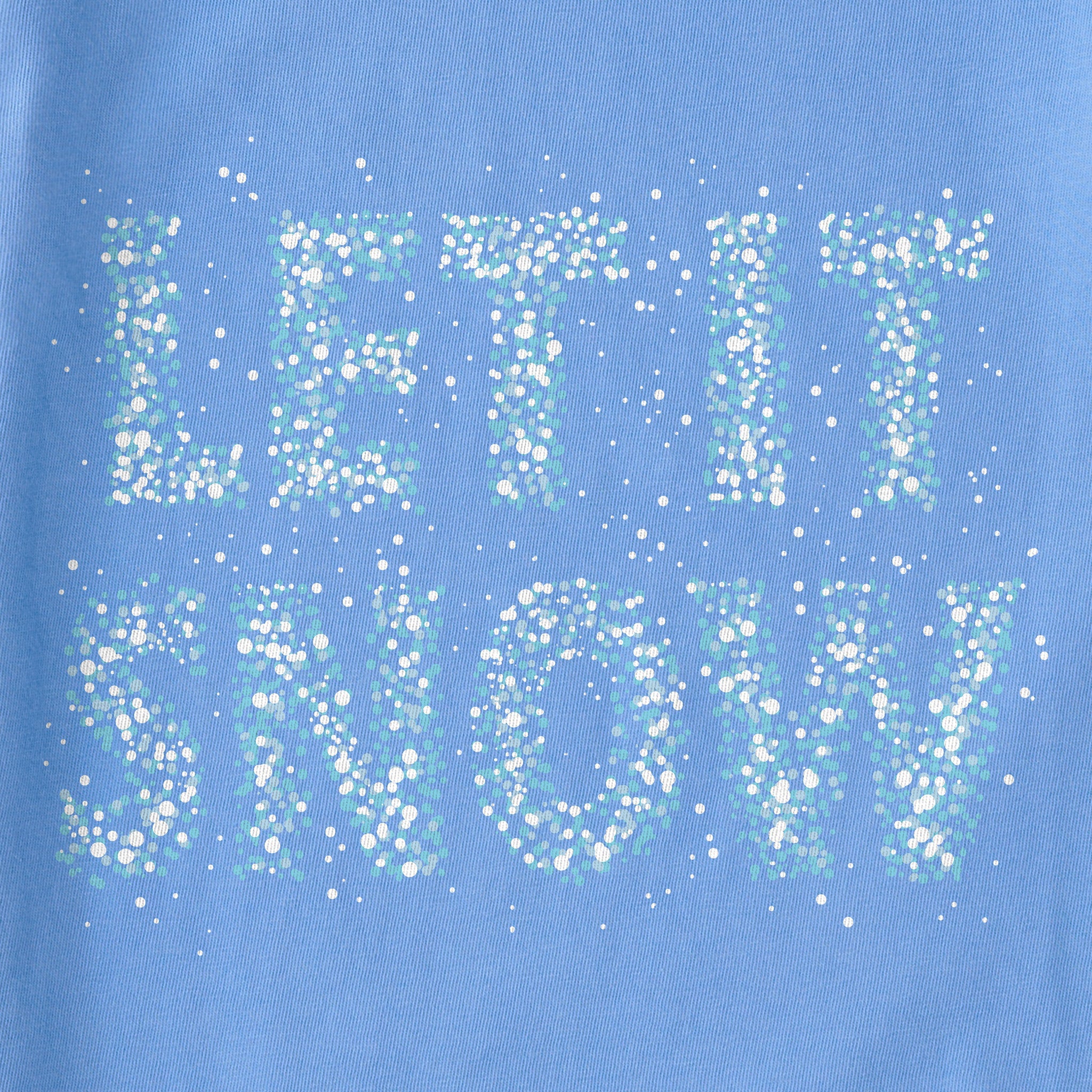 Women's Let it Snow Sparkle Long Sleeve Crusher Tee