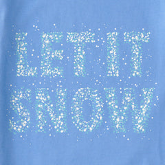 Women's Let it Snow Sparkle Long Sleeve Crusher Tee
