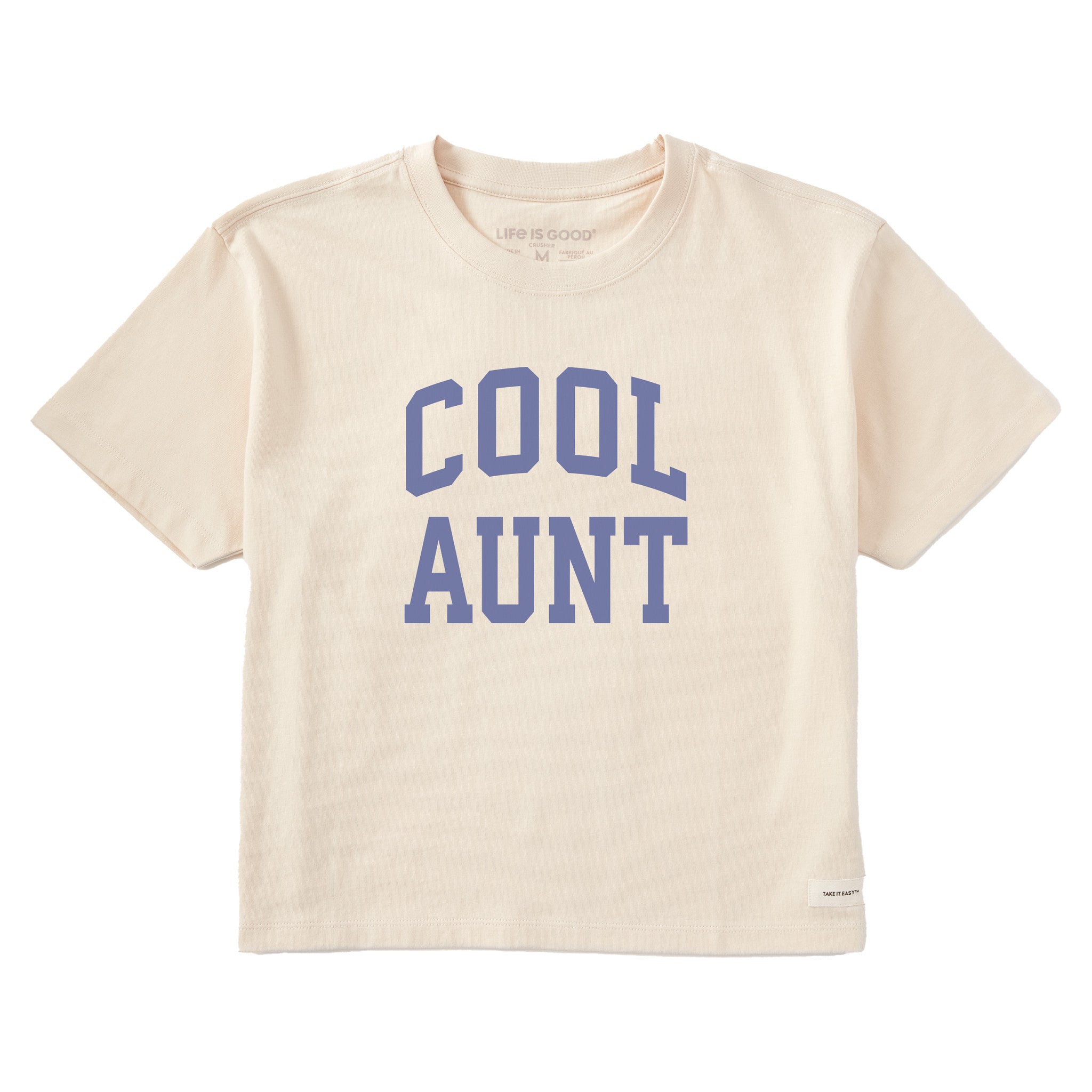 Women's Cool Aunt Arch Short Sleeve Crusher Boxy Tee