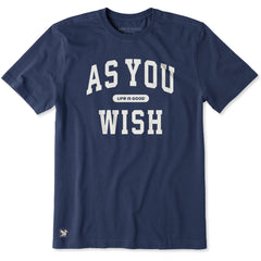 Men's As You Wish Arch Short Sleeve Crusher Tee