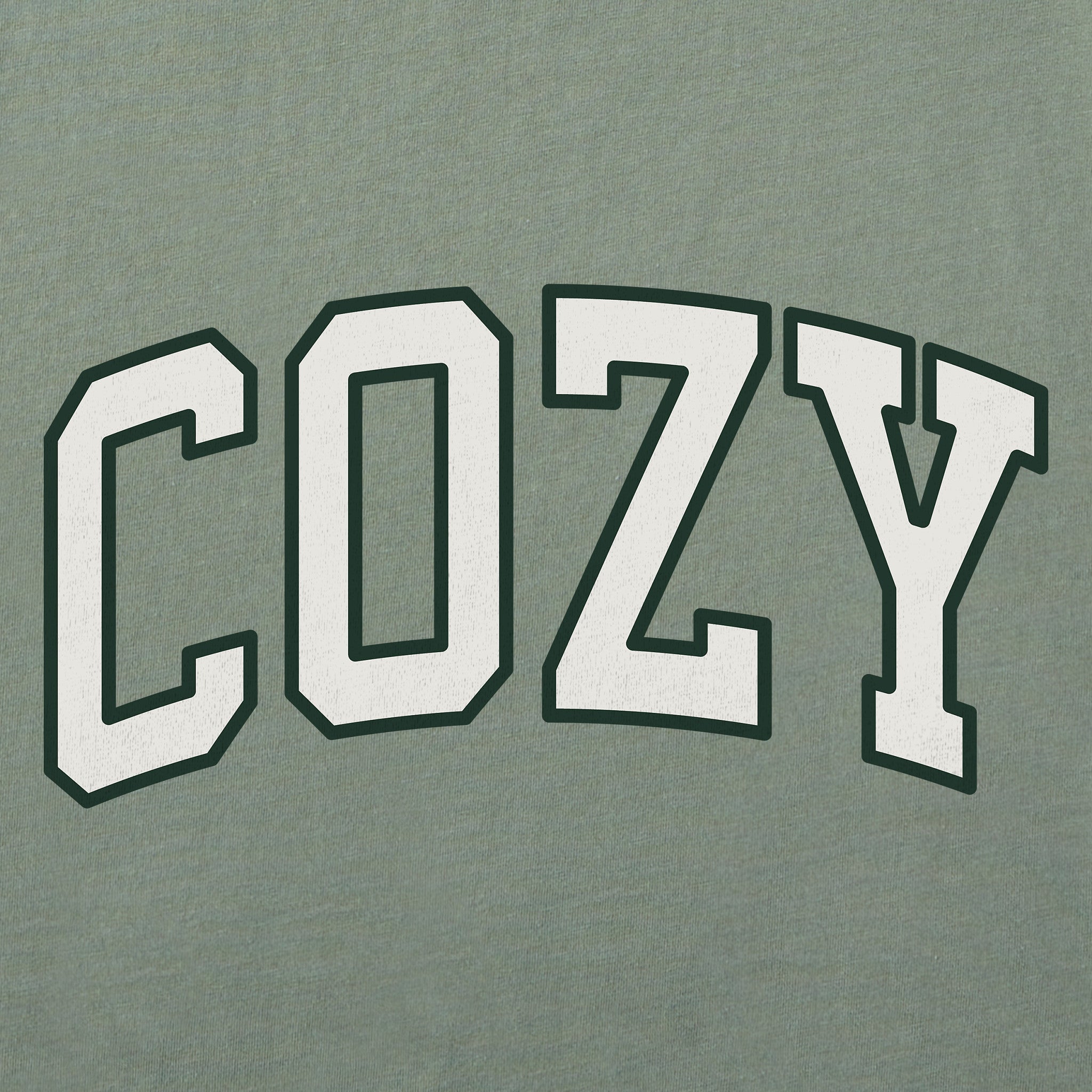 Women's Cozy Outline Arch Long Sleeve Crusher Tee