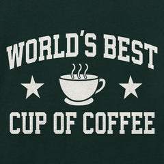 Men's World's Best Cup of Coffee Arch Long Sleeve Crusher Tee