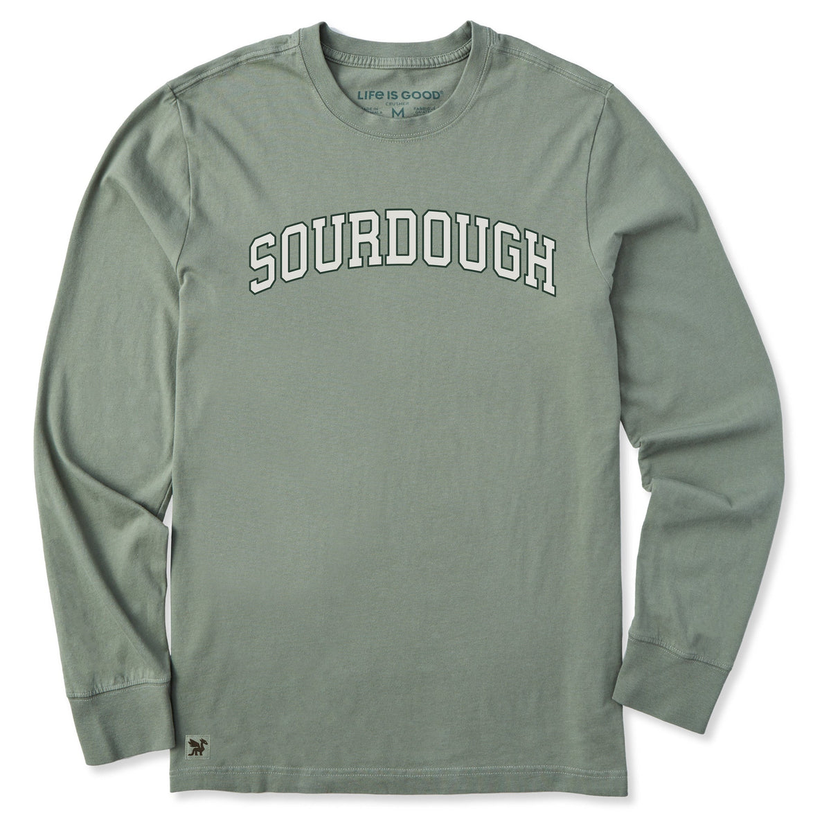 Men's Sourdough Outline Arch Long Sleeve Crusher Tee