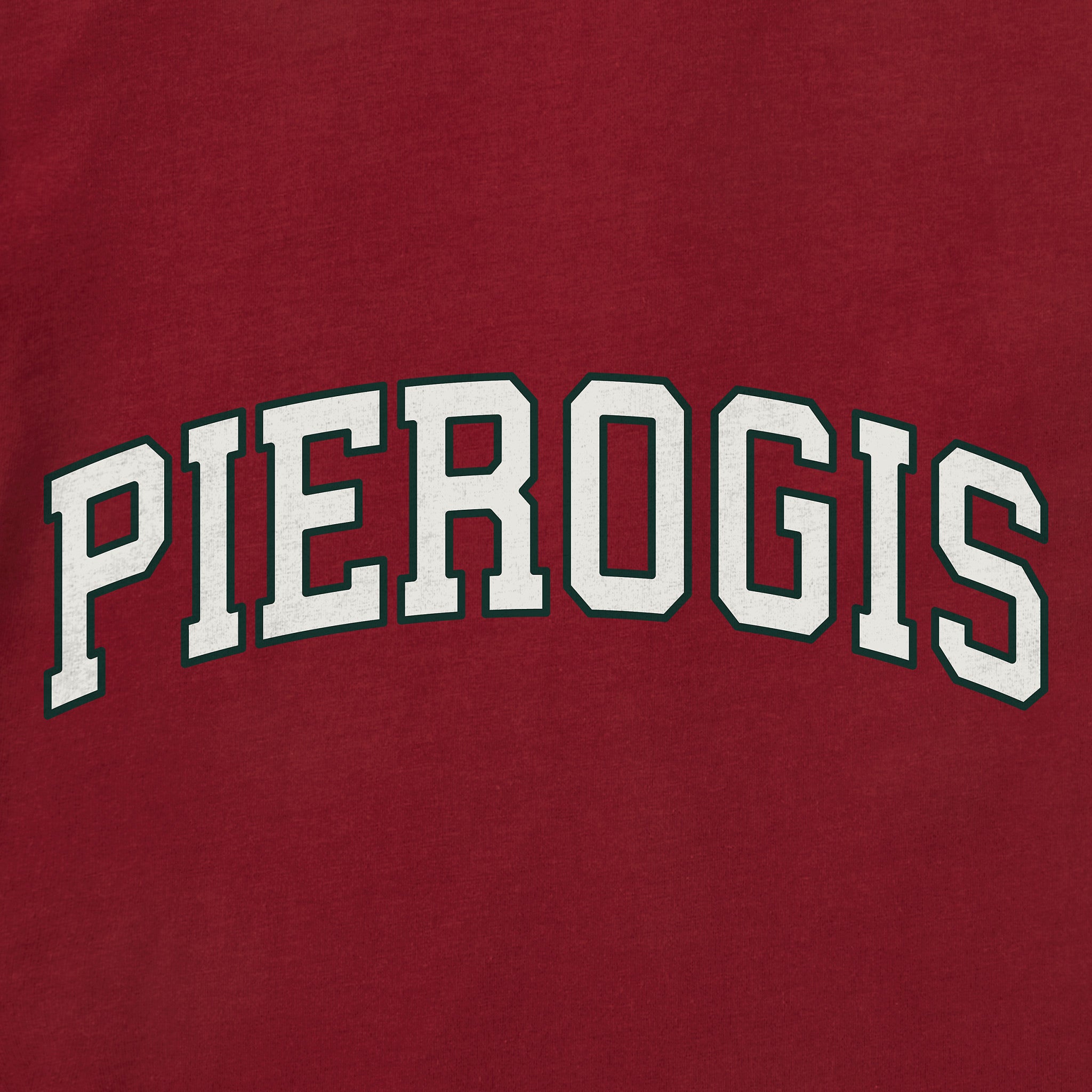 Men's Pierogis Outline Arch Long Sleeve Crusher Tee
