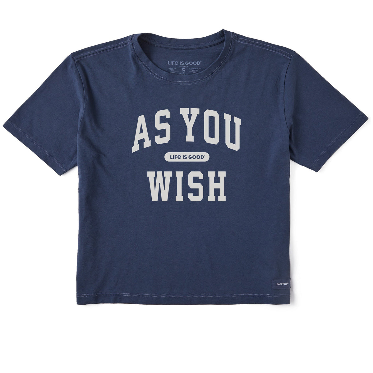 Women's As You Wish Arch Short Sleeve Crusher Boxy Tee