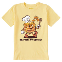 Kids Flippin' Awesome! Short Sleeve Crusher Tee