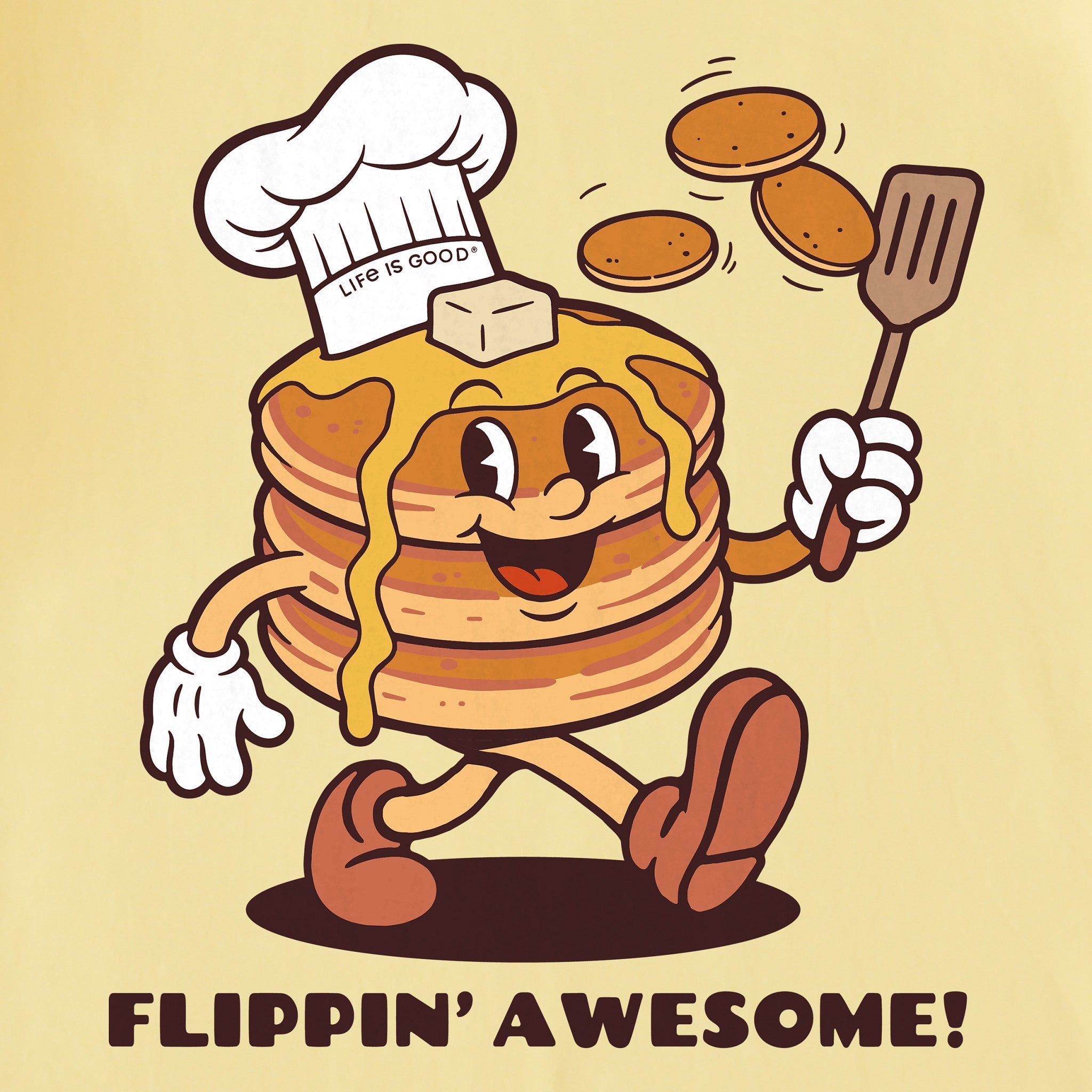 Kids Flippin' Awesome! Short Sleeve Crusher Tee