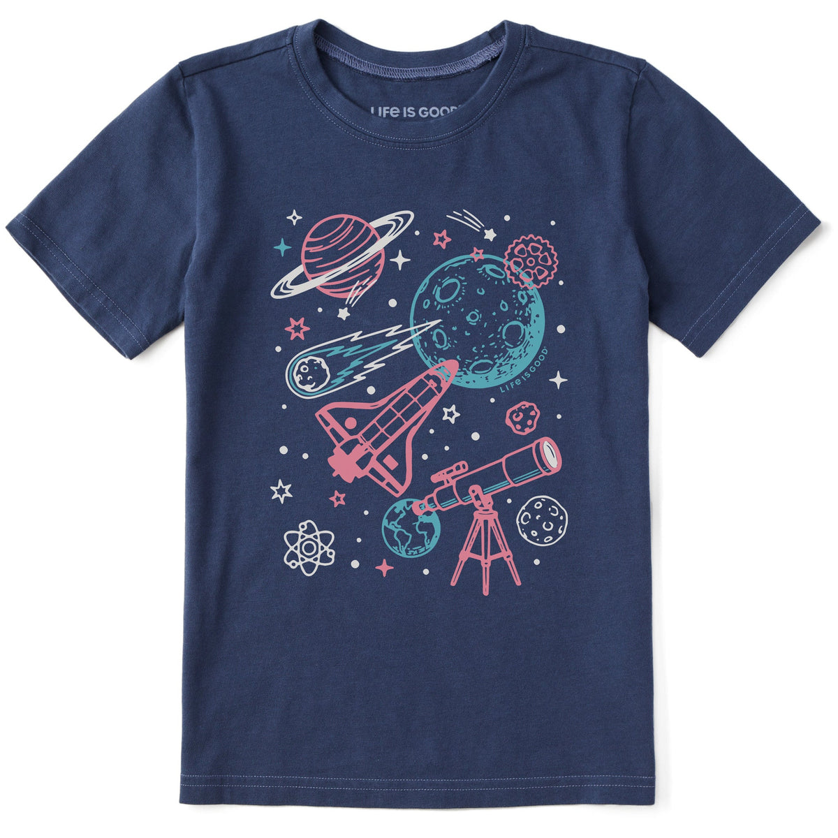 Kids Space Medley Short Sleeve Crusher Tee
