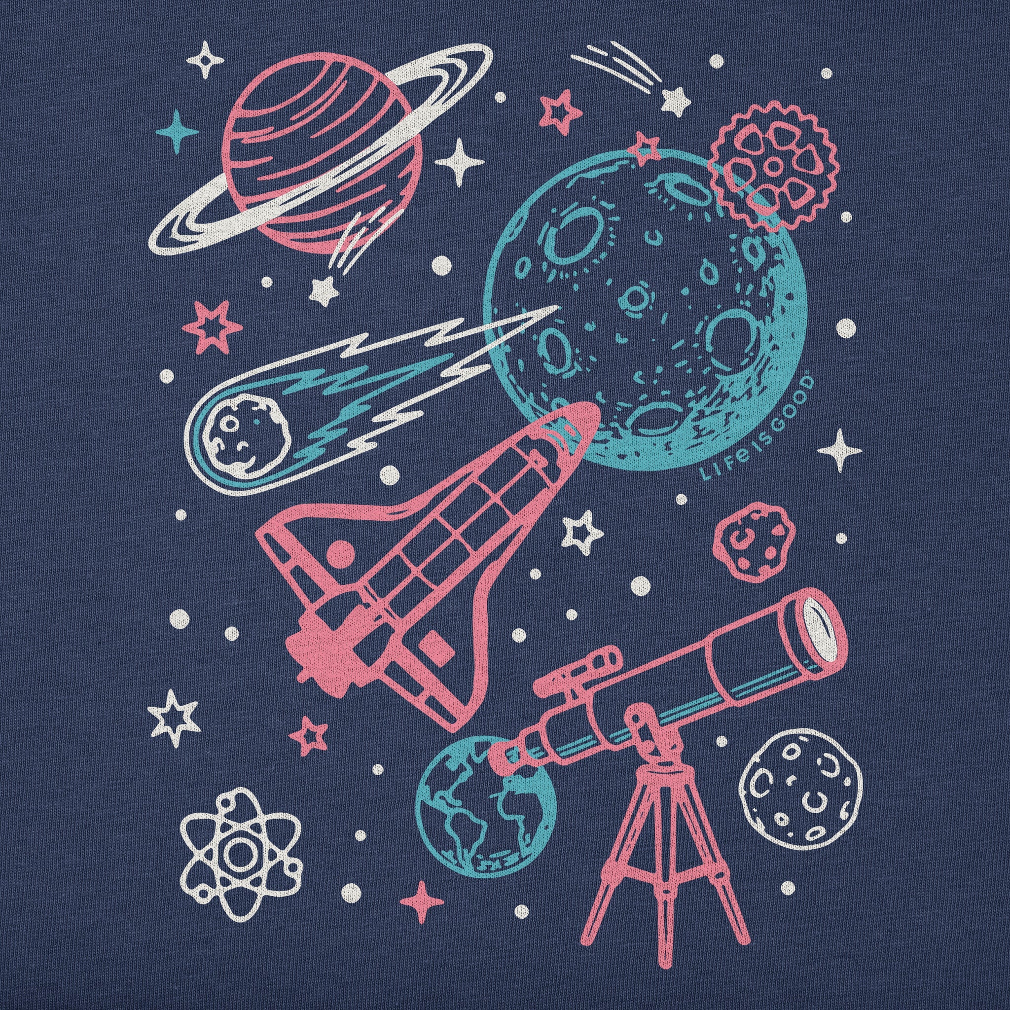 Kids Space Medley Short Sleeve Crusher Tee
