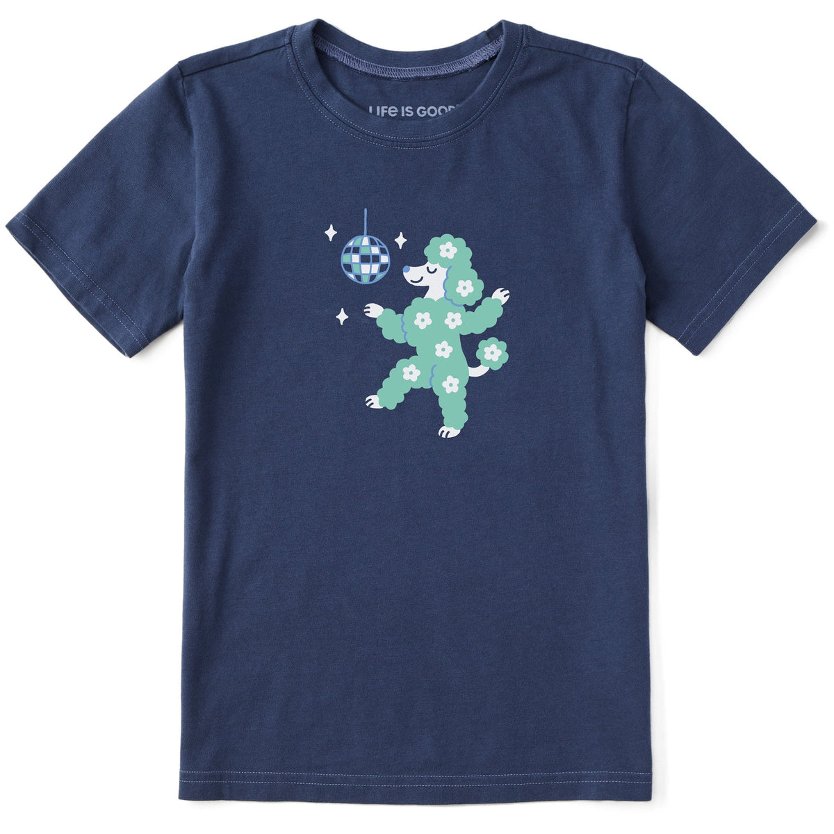 Kids Poodle Disco Short Sleeve Crusher Tee