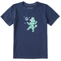 Kids Poodle Disco Short Sleeve Crusher Tee