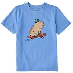 Kids Capy Skater Short Sleeve Crusher Tee