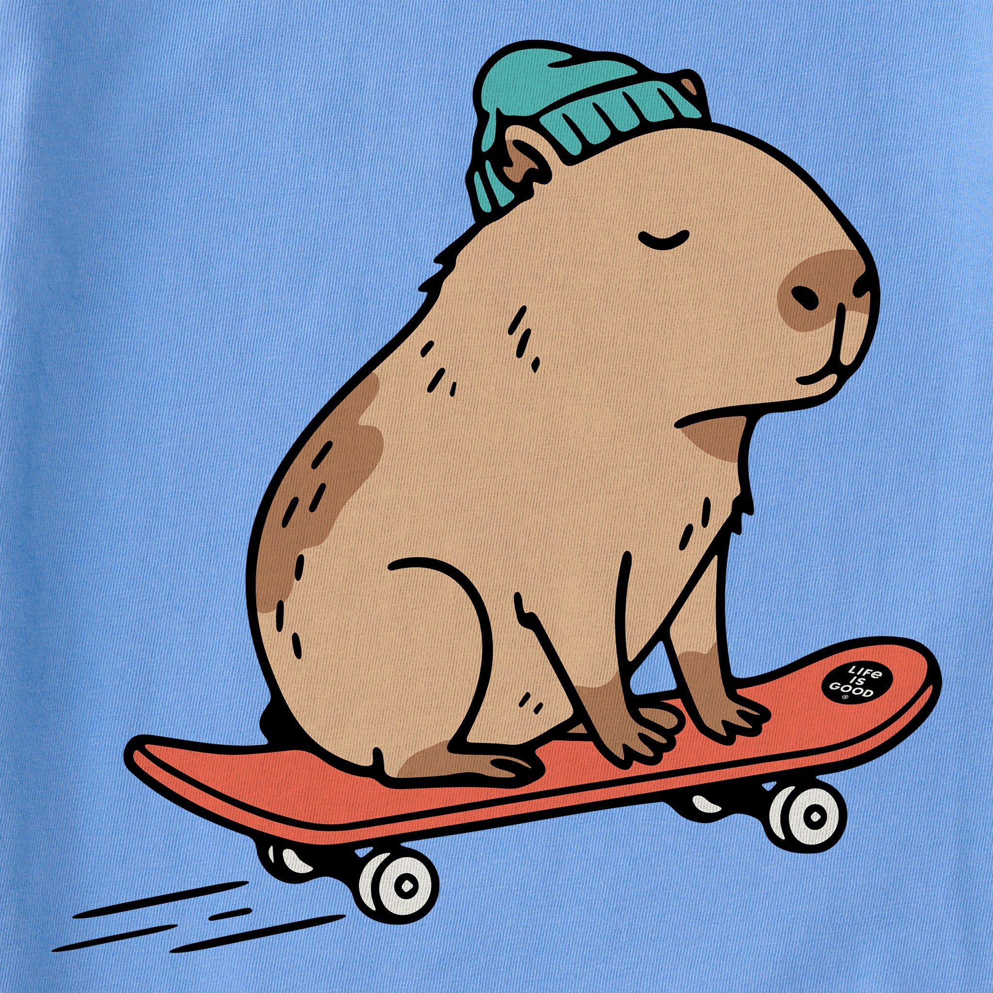 Kids Capy Skater Short Sleeve Crusher Tee