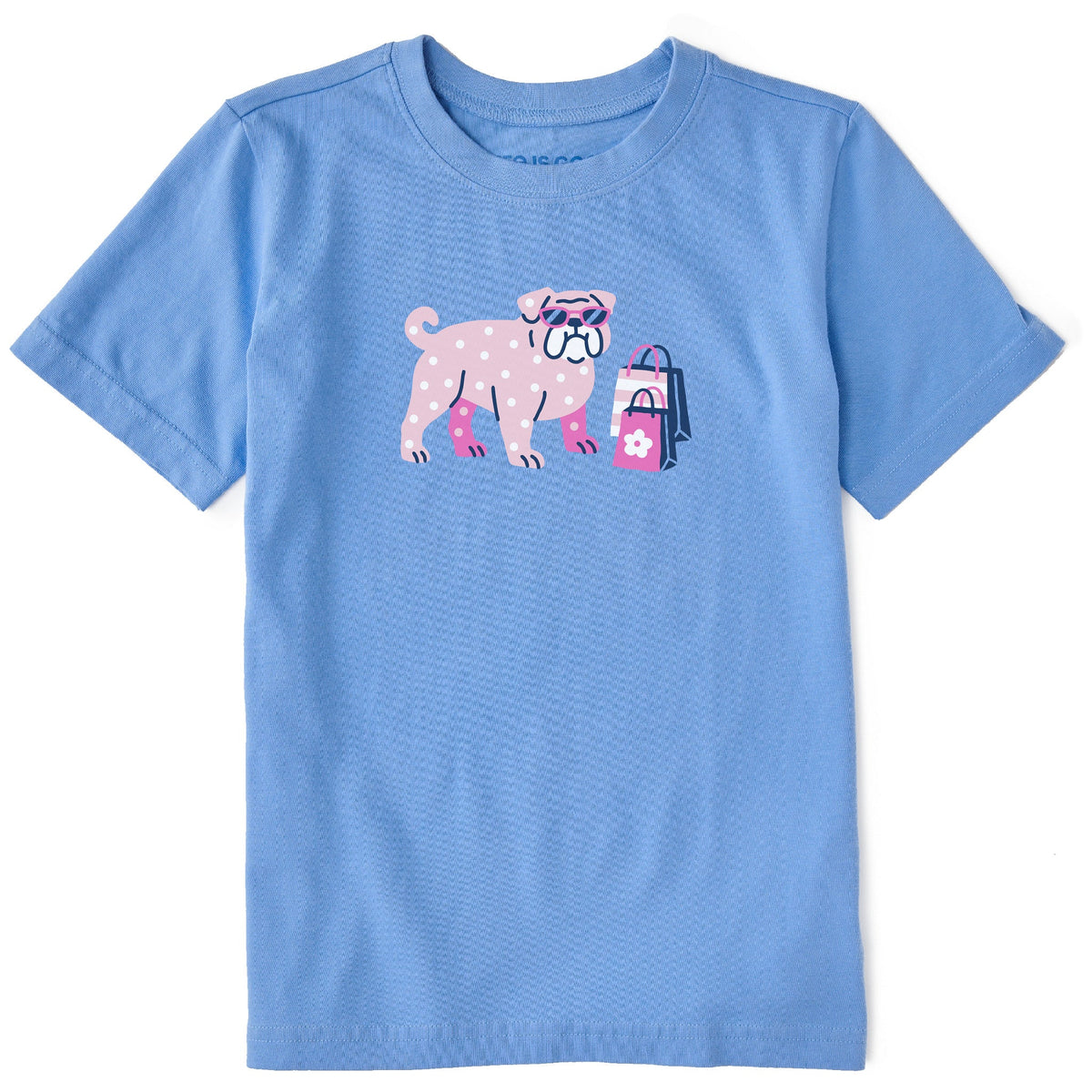 Kids Shopping Bulldog Short Sleeve Crusher Tee