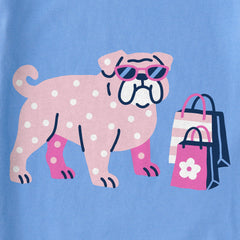 Kids Shopping Bulldog Short Sleeve Crusher Tee