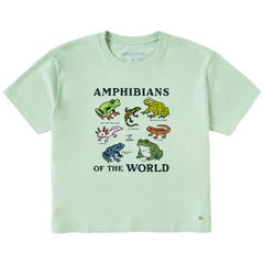 Women's Amphibians of the World Short Sleeve Crusher Boxy Tee