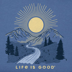 Men's A Mountain Sunrise Short Sleeve Crusher Tee