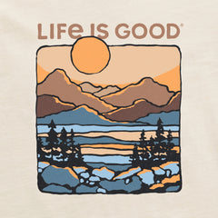 Men's A Mountain Sunset Short Sleeve Crusher Tee
