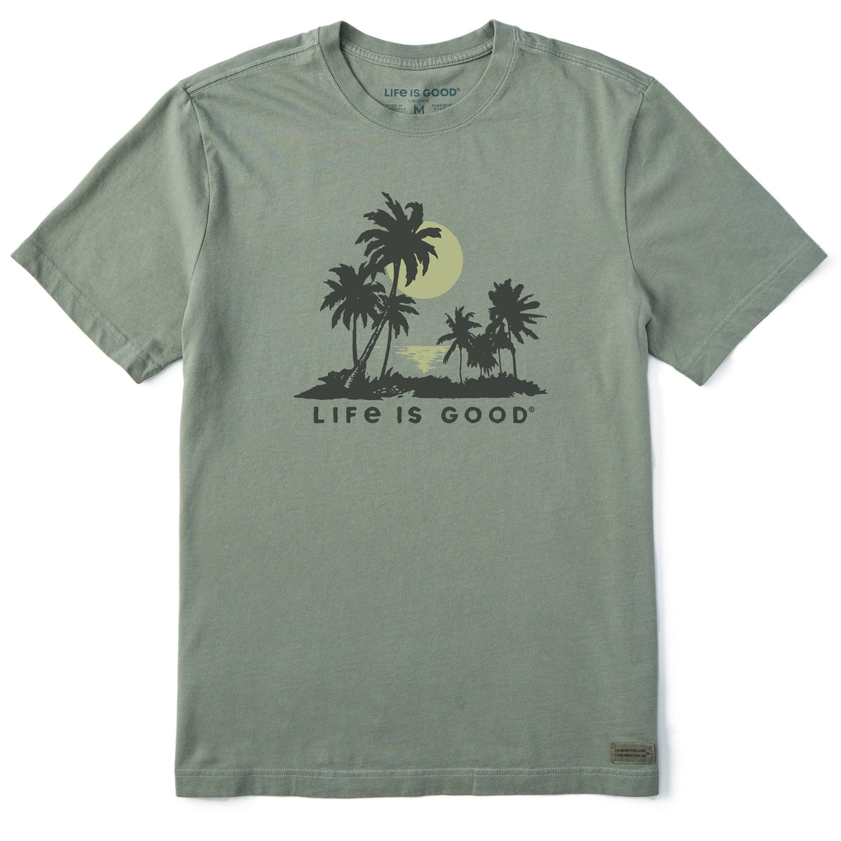 Men's A Beach Sunset Short Sleeve Crusher Tee