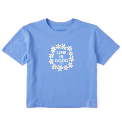 Women's Daisy Ring Short Sleeve Crusher Boxy Tee