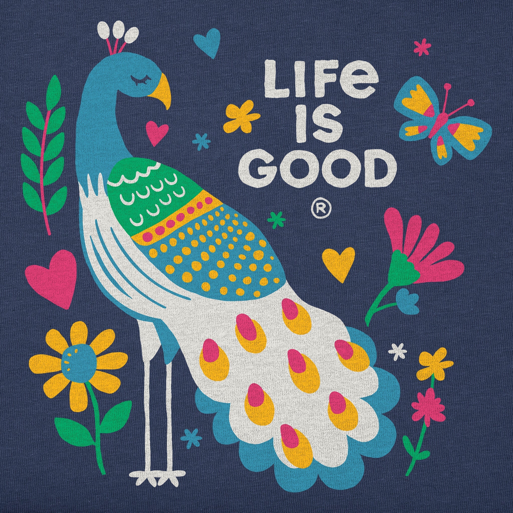 Women's It's a Peacock Short Sleeve Crusher Boxy Tee