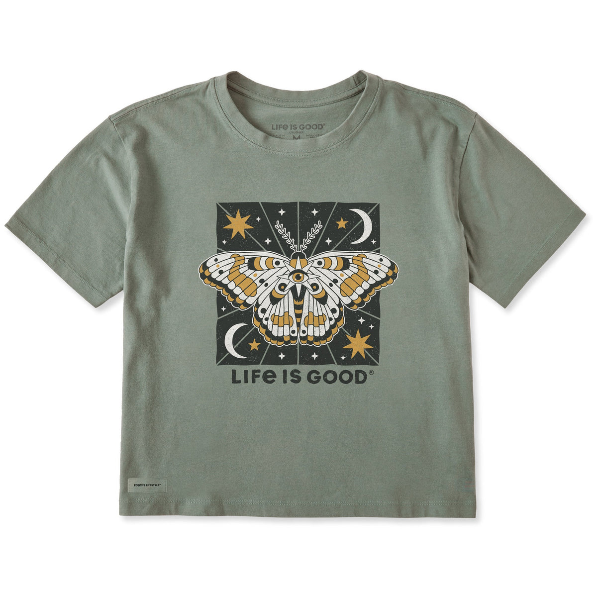 Women's Butterfly Universe Short Sleeve Crusher Boxy Tee