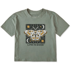 Women's Butterfly Universe Short Sleeve Crusher Boxy Tee
