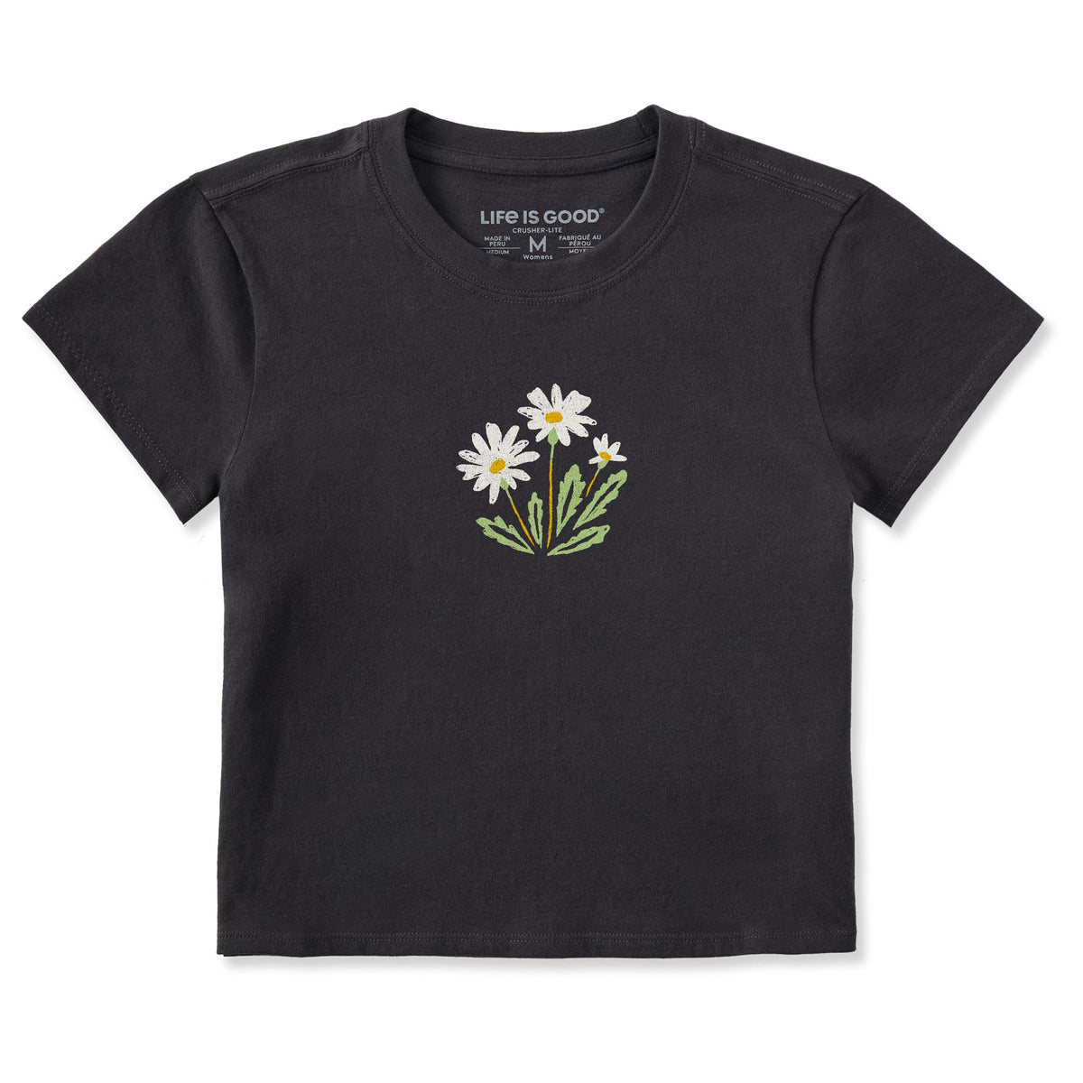 Women's Inkbrush Daisies Crusher-LITE Shrunken Tee