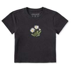 Women's Inkbrush Daisies Crusher-LITE Shrunken Tee