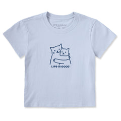 Women's Hugging Cats Crusher-LITE Shrunken Tee