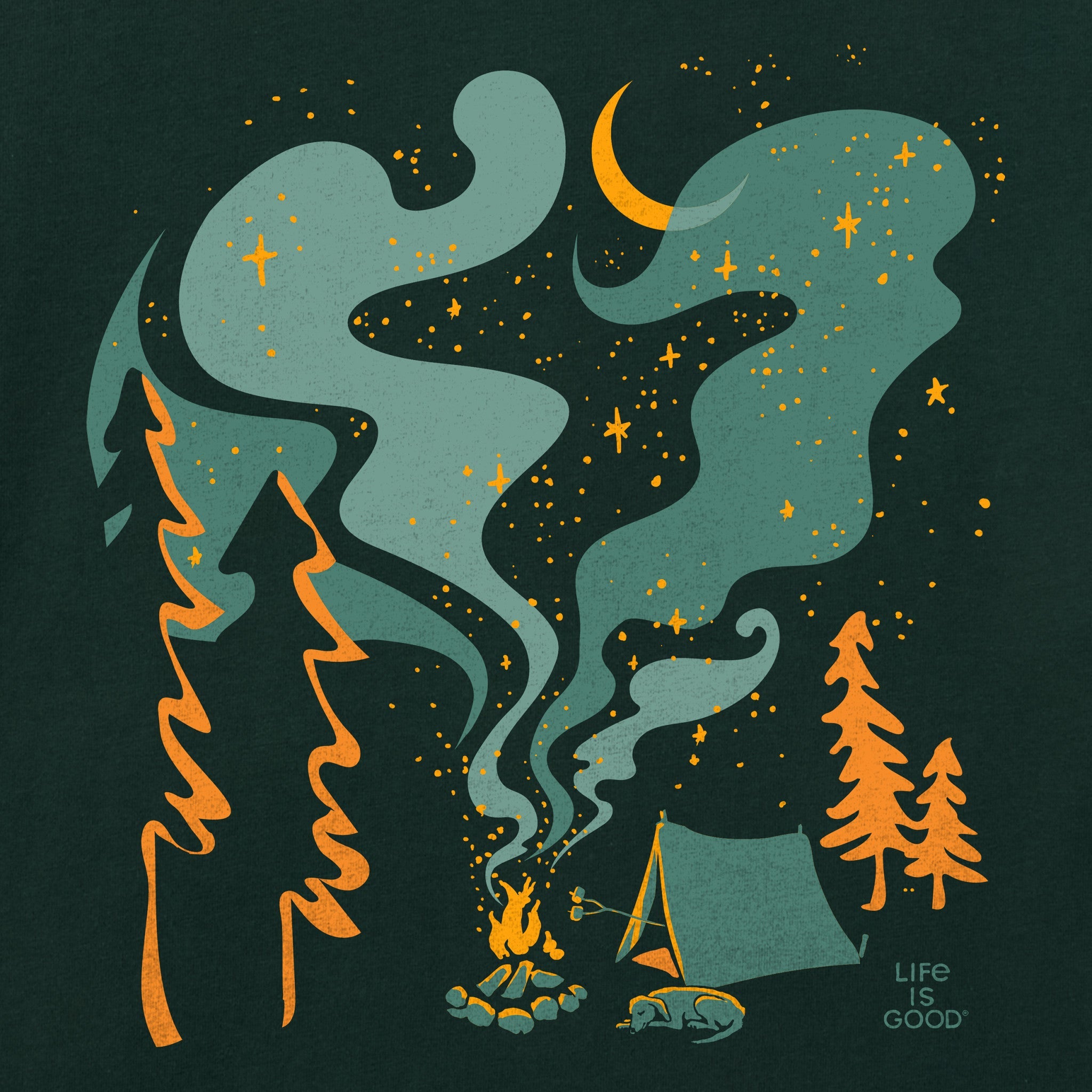 Women's Campfire Dreams Short Sleeve Crusher Tee