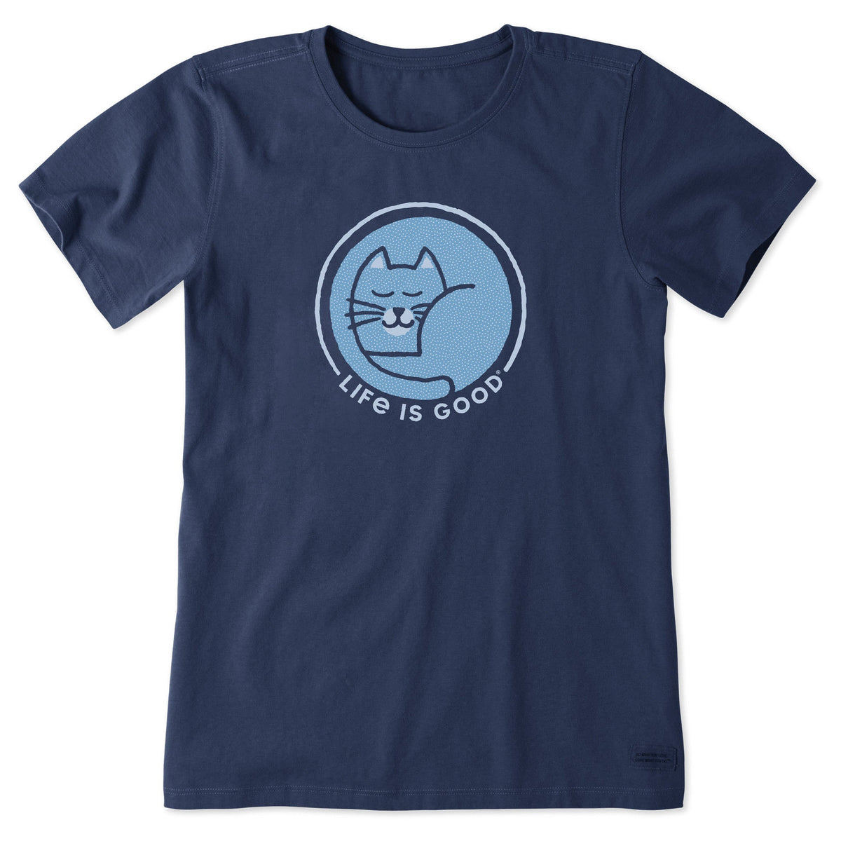 Women's Cat Curl Short Sleeve Crusher Tee