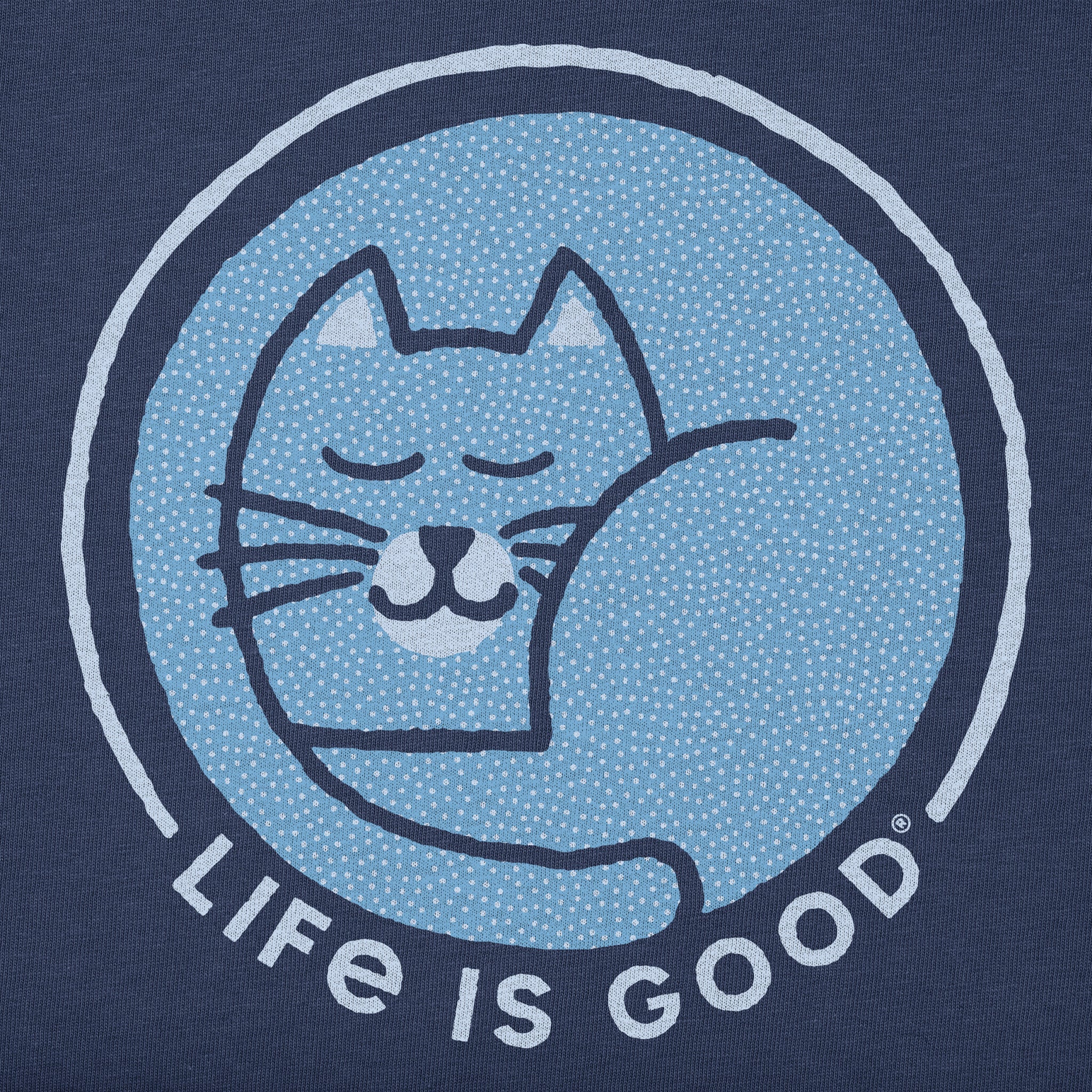 Women's Cat Curl Short Sleeve Crusher Tee