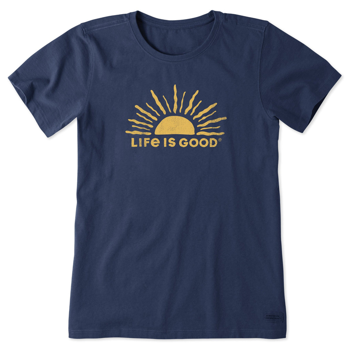 Women's Handdrawn Sunrise Short Sleeve Crusher Tee