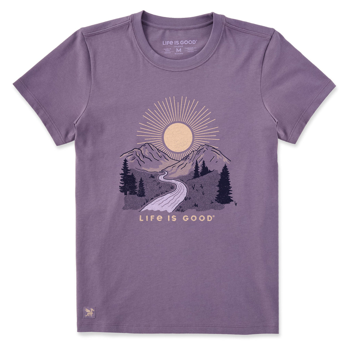 Women's A Mountain Sunrise Short Sleeve Crusher Tee