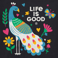 Women's It's a Peacock Short Sleeve Crusher Tee