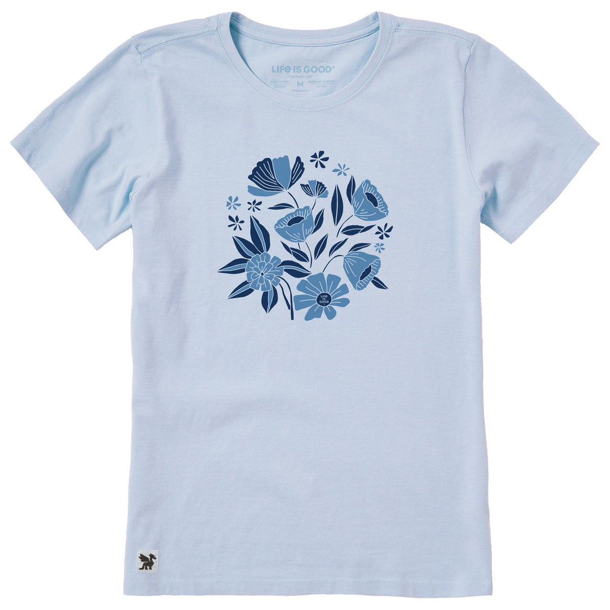 Women's Floral Arrangement Short Sleeve Crusher Tee