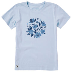 Women's Floral Arrangement Short Sleeve Crusher Tee