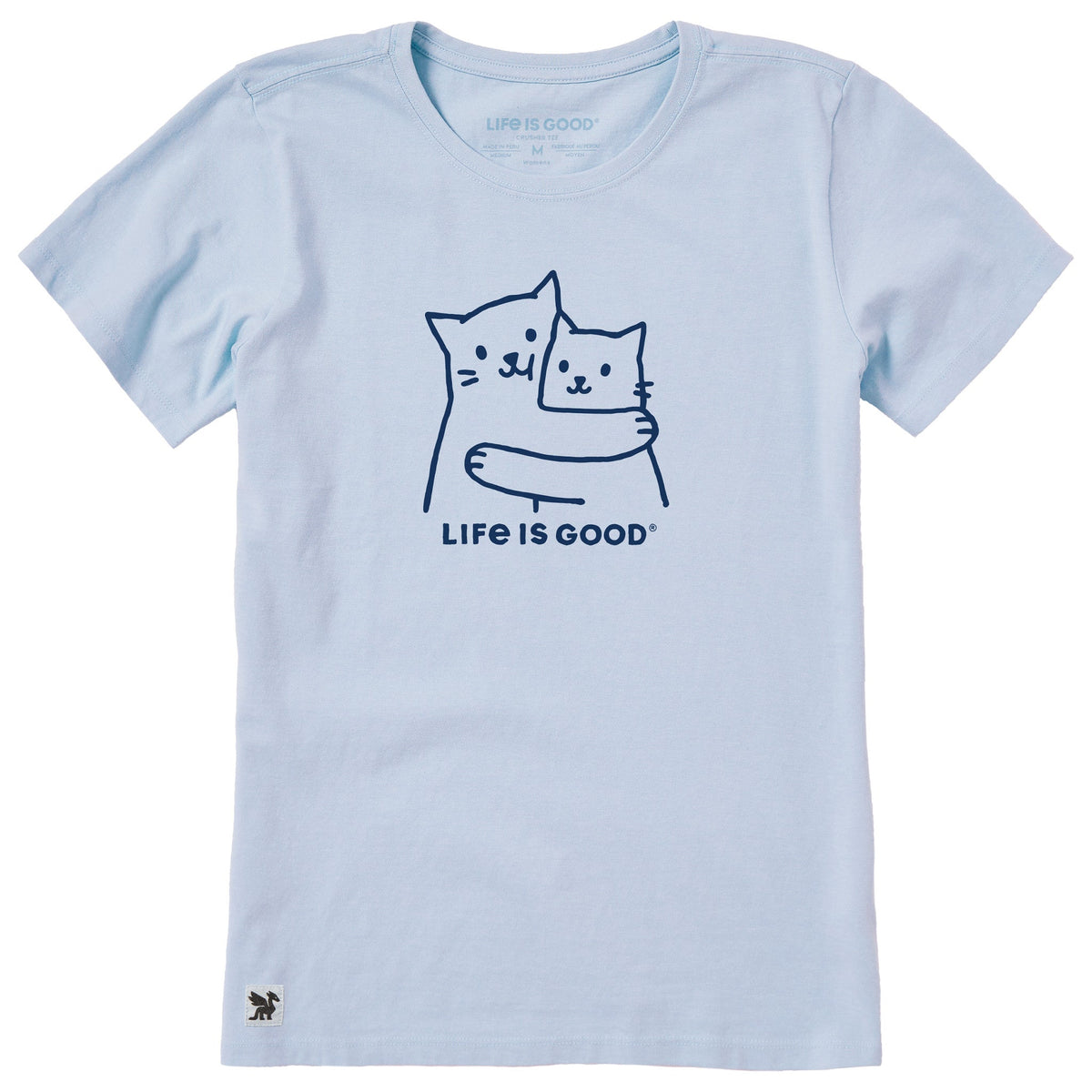 Women's Hugging Cats Short Sleeve Crusher Tee