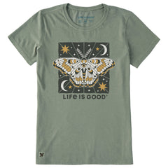 Women's Butterfly Universe Short Sleeve Crusher Tee