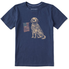 Kids USA Golden Short Sleeve Crusher Tee