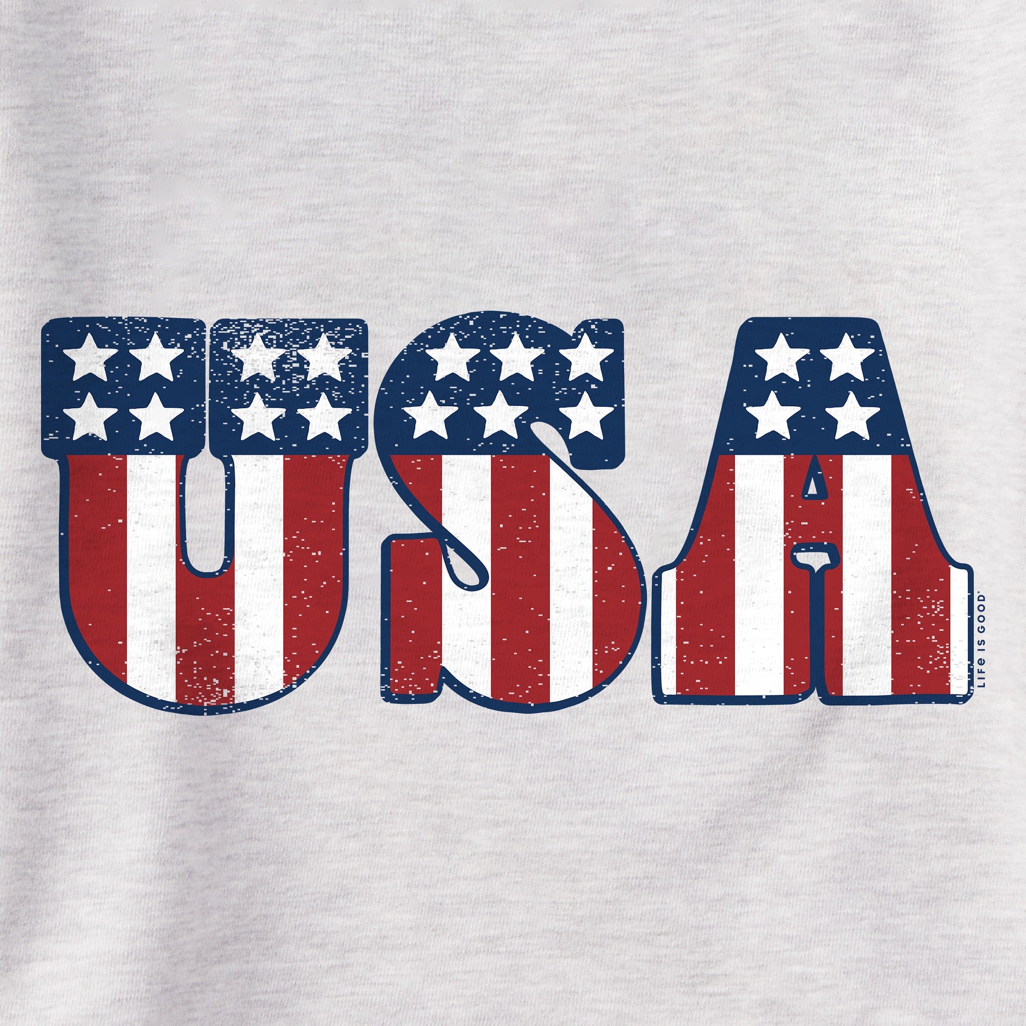 Men's Red White and USA Simply True Fleece Hoodie