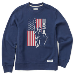 Men's USA Liberty Simply True Fleece Crew