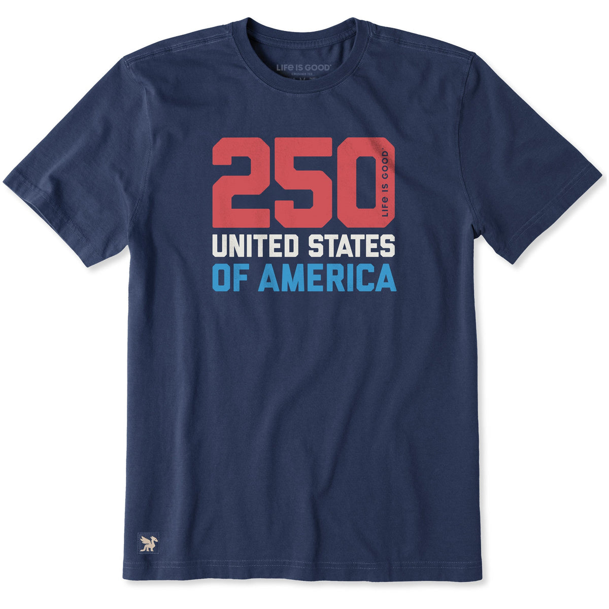 Men's 250 United States Short Sleeve Crusher Tee
